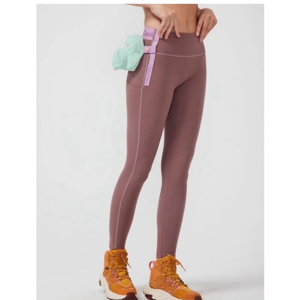 Outdoor Voices Snacks 7/8 Leggings - Deep Taupe - Size Small